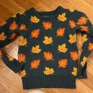 KJP Leaf Pattern Green Sweater
